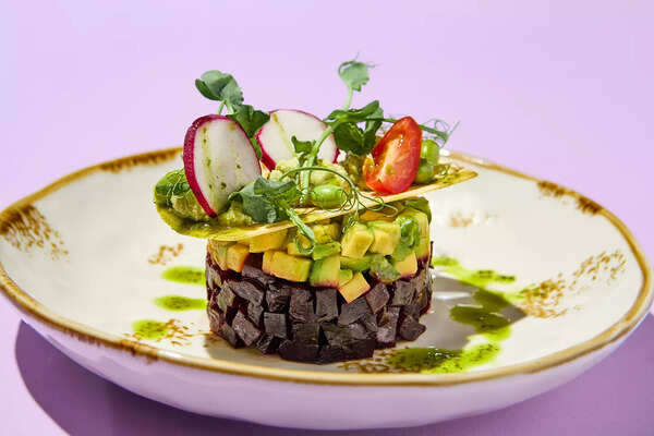 Beetroot tartare with avocado Beetroot tartare with avocado