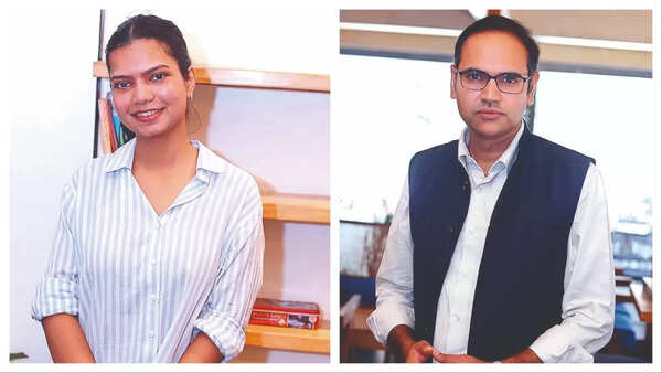 (L) Tanishka (R) Vishesh Vijayvergiya (BCCL/ Aditya Yadav)