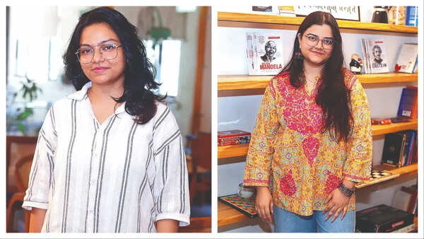 (L) Samar (R) Shubhi Pandey