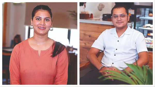 (L) Lubna Hashmi (R) Paritosh Gupta