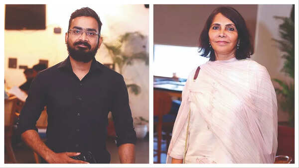(L) Frank (R) Kanak Rekha Chauhan