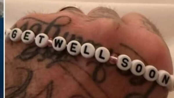 Why is David Beckham in the hospital?