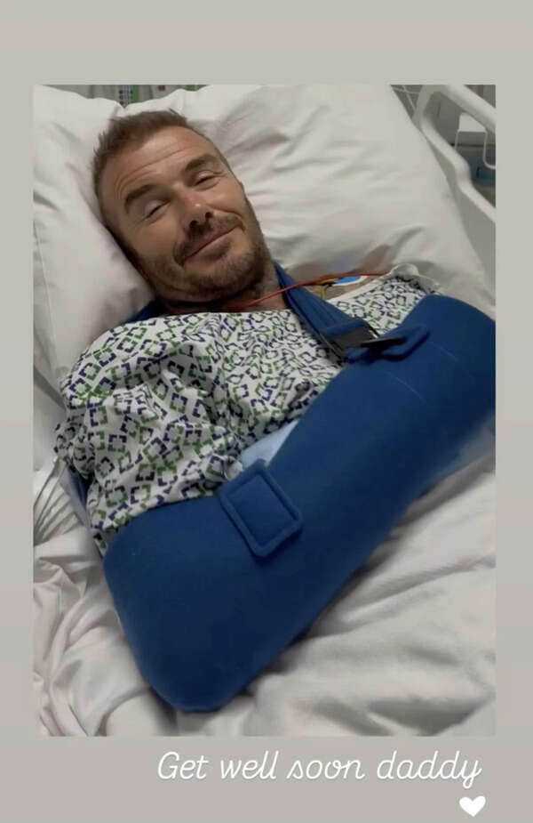 David Beckham (Instagram Scrigbab) David Beckham