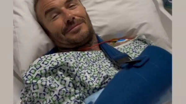 “Get well soon daddy,” wrote Victoria Beckham