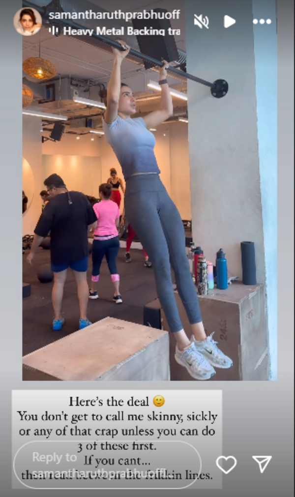Samantha Ruth Prabhu IG story