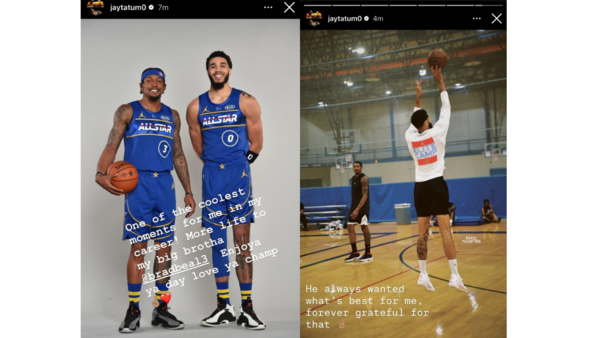 ​Jayson Tatum and Bradley Beal (Image Source: Instagram)