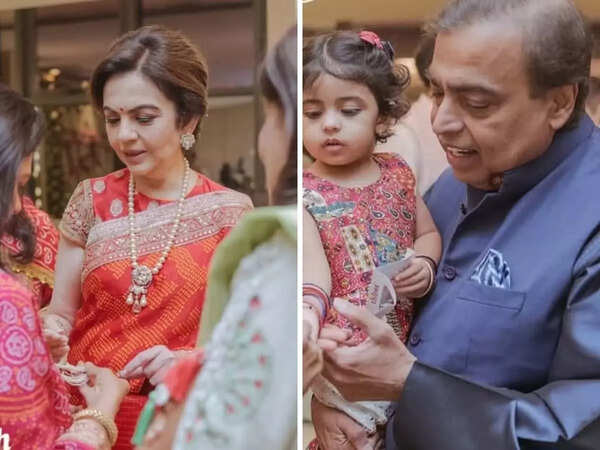 A Regal Affair: The Ambani Family Steals the Show at Mudit Dani’s Wedding A Regal Affair: The Ambani Family Steals the Show at Mudit Dani’s Wedding