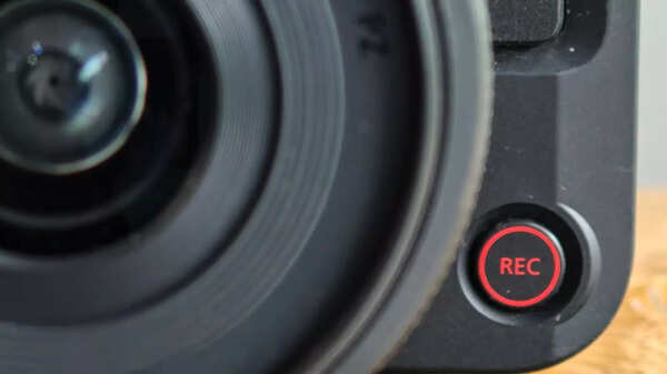 When the camera has two recording buttons, you know that it's made for videos