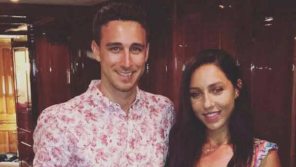 Jessica Pegula and her husband Taylor Gahagen