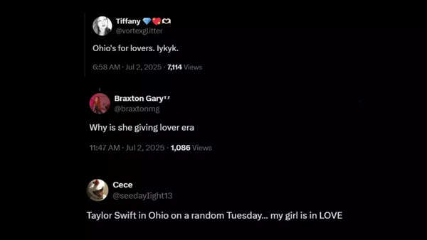 Taylor Swift Ohio date night with Travis