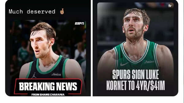 Kristaps Porziņģis and Luke Kornet