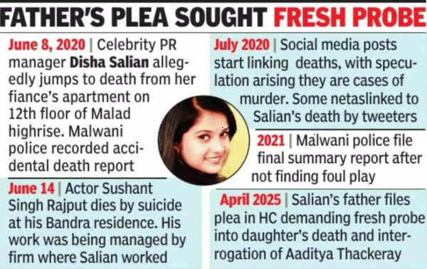 No foul play in Disha Salian's death