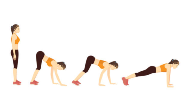 walking push-ups