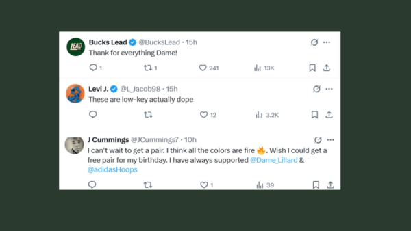 Fans' comments on Damian Lillard