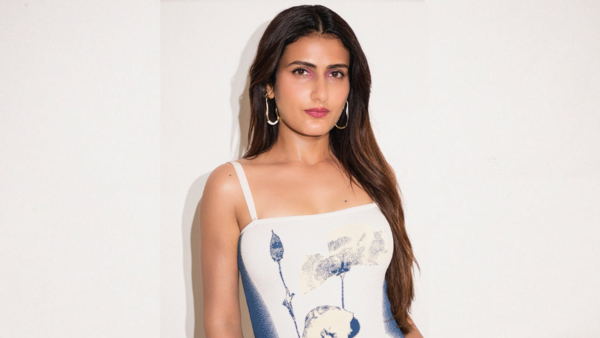 Fatima's botanical print gown