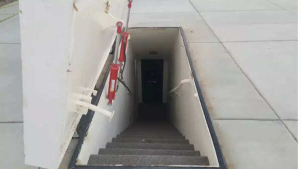 Inside the surprisingly spacious $500 underground bunker in California
