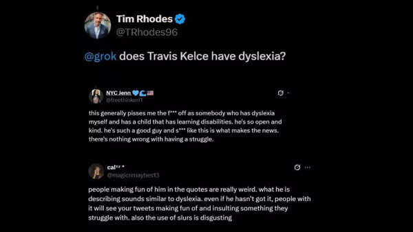 Fans talk about Travis Kelce's "can't read" remark (Image via X) Travis Kelce reveals SNL reading struggles