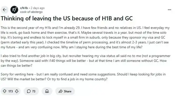 Redditor revealed the boredom of living in the US suburb, worked in a small firm.