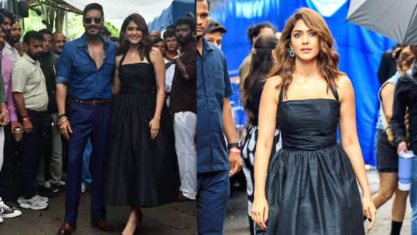 Mrunal Thakur's bewitching, bold black dress