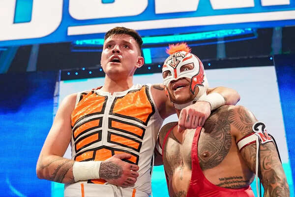 Dominik and Rey Mysterio
