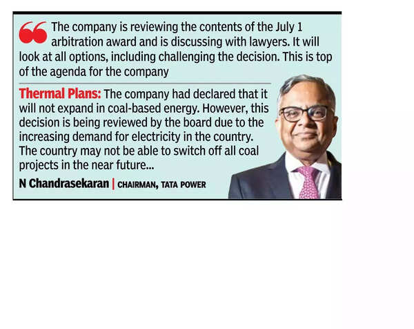 Tata Power plans to contest Rs 4k-cr S’pore arbitral order