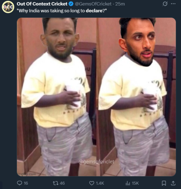 After being asked to chase 608 of England, the memes break the Internet