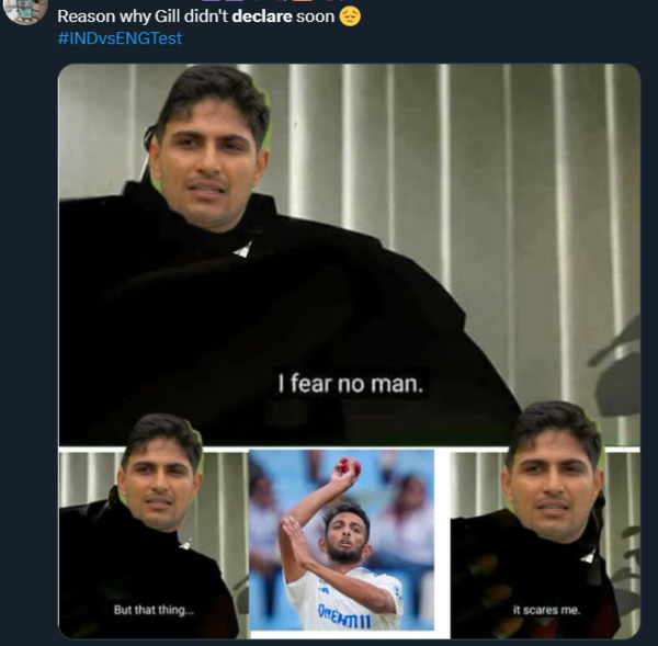 After being asked to chase 608 of England, the memes break the Internet