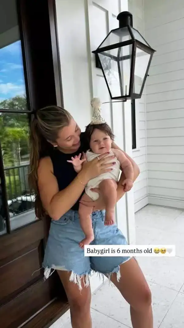 Baby Shae's July 4th debut has hearts melting (Image via Marissa Lawrence IG) Marissa Lawrence and baby Shae