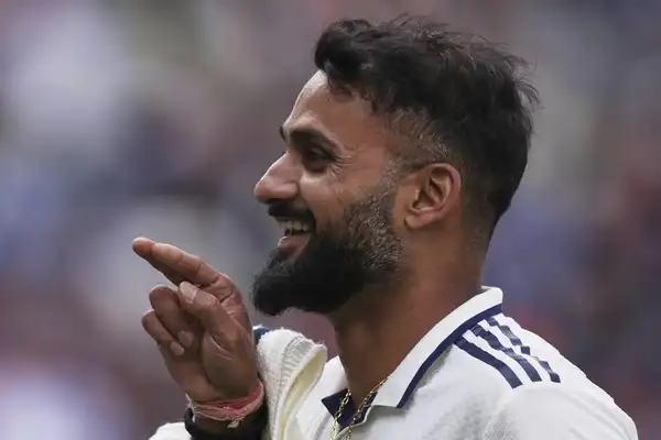 India's Akash Deep (AP Photo/Scott Hepel) Akash Deep inspired India to win a series-tie over England in the second Test
