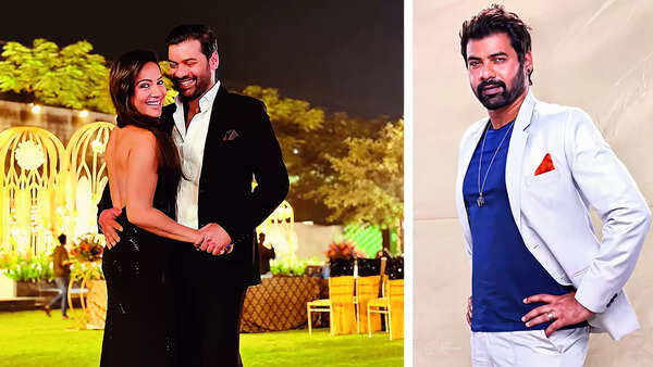 Shabir Ahluwalia with wife Kanchi Kaul