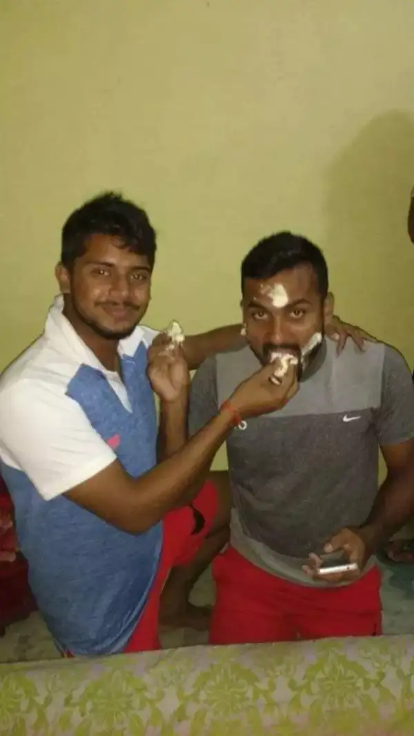 Akash Deep and Vaibhav in their rented accommodation in Kolkata (Special Arrangement) Akash Deep and Vaibhav