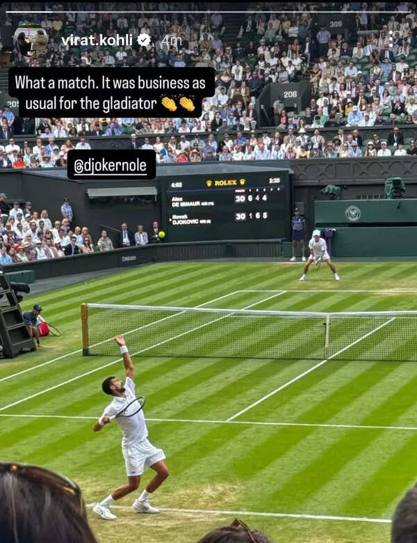 Virat Kohli's Instagram post Virat Kohli's Instagram post