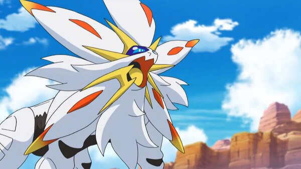 Solgaleo (Image via The Pokemon Company) Solgaleo in the anime