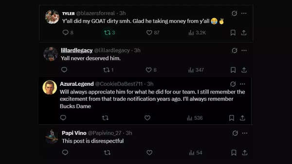 Fan reacts to Bucks' farewell message to Damian Lillard. Image via: X Fan reacts to Bucks' farewell message to Damian Lillard