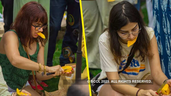 The mango party was a joyful plunge into childhood