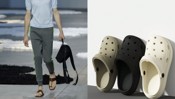 Prada's Kolhapuris and Crocs
