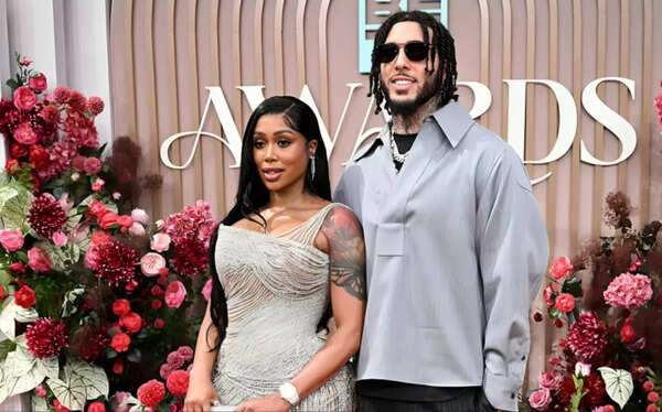 LiAngelo Ball and Rashida Nicole are pregnant (Image via Getty Images) LiAngelo Ball and Rashida Nicole are pregnant