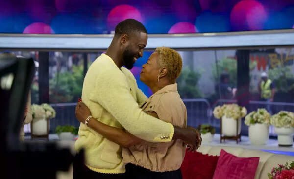 Dwyane Wade and Mama Wade