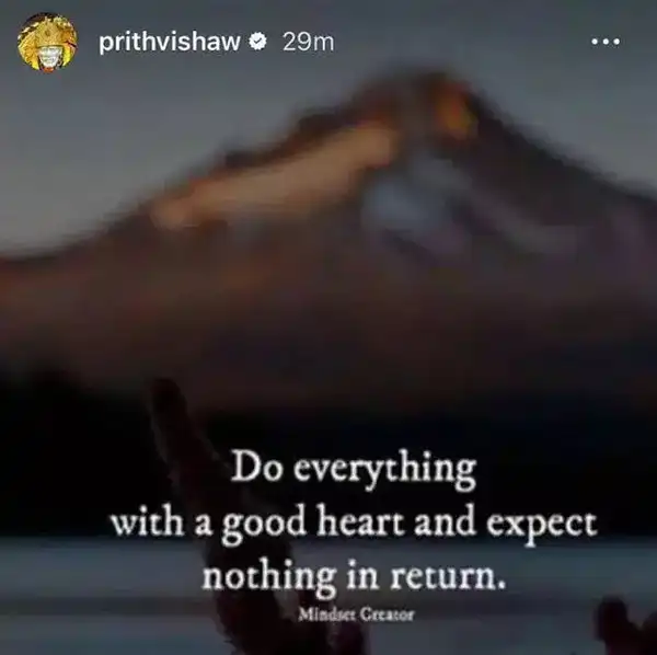 Prithvi Shaw