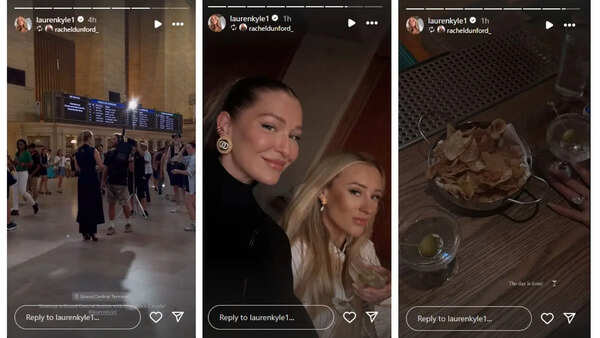 Connor McDavid's wife Lauren takes in the iconic views of New York City skyline before shooting a promo at Grand Central Station (Credit: Instagram/@laurenkyle) NHL-Connor McDavid's wife Lauren takes in the iconic views of New York City skyline before shooting a promo at Grand Central Station
