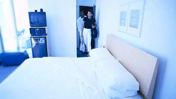 The hotel might have cameras hidden from normal sight