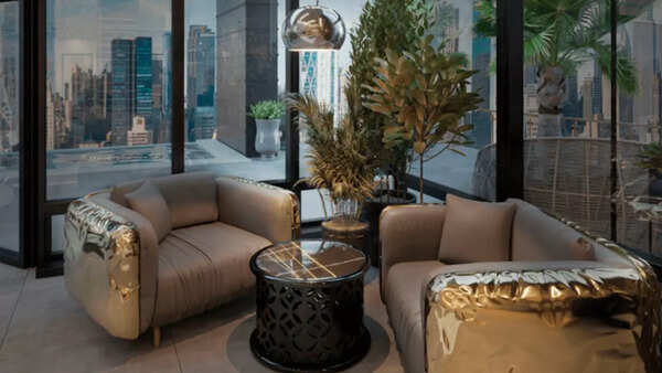 Bring in indoor plants and fresh flowers for luxury vibes