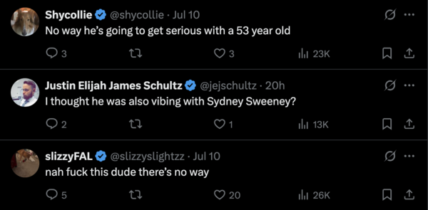 No way he s going to get serious - X 