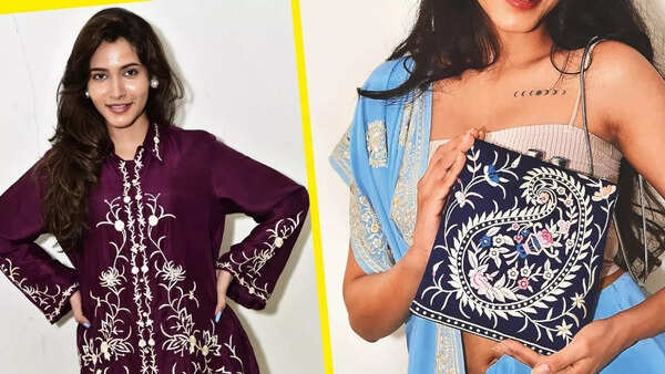 The gara includes Chinese satin stitch, French knots, stem stitch, cording, kha-kha (Pics: @jophiel.fashion)