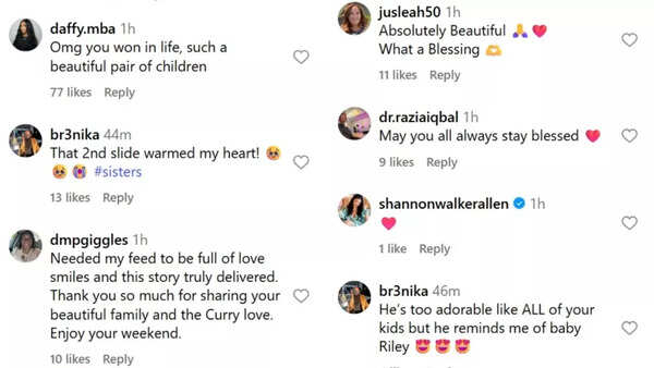 Comments on Ayesha Curry's post