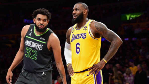 LeBron James & Karl-Anthony Towns
