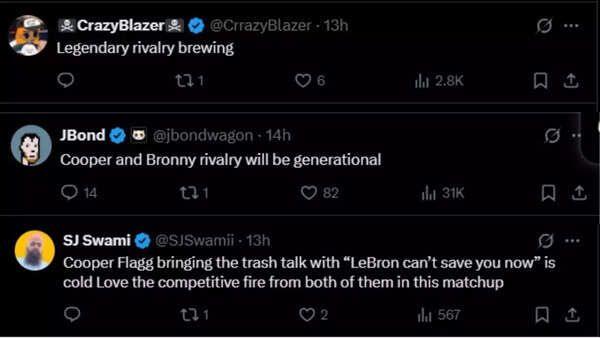 Internet reacts to Cooper Flagg and Bronny James' video