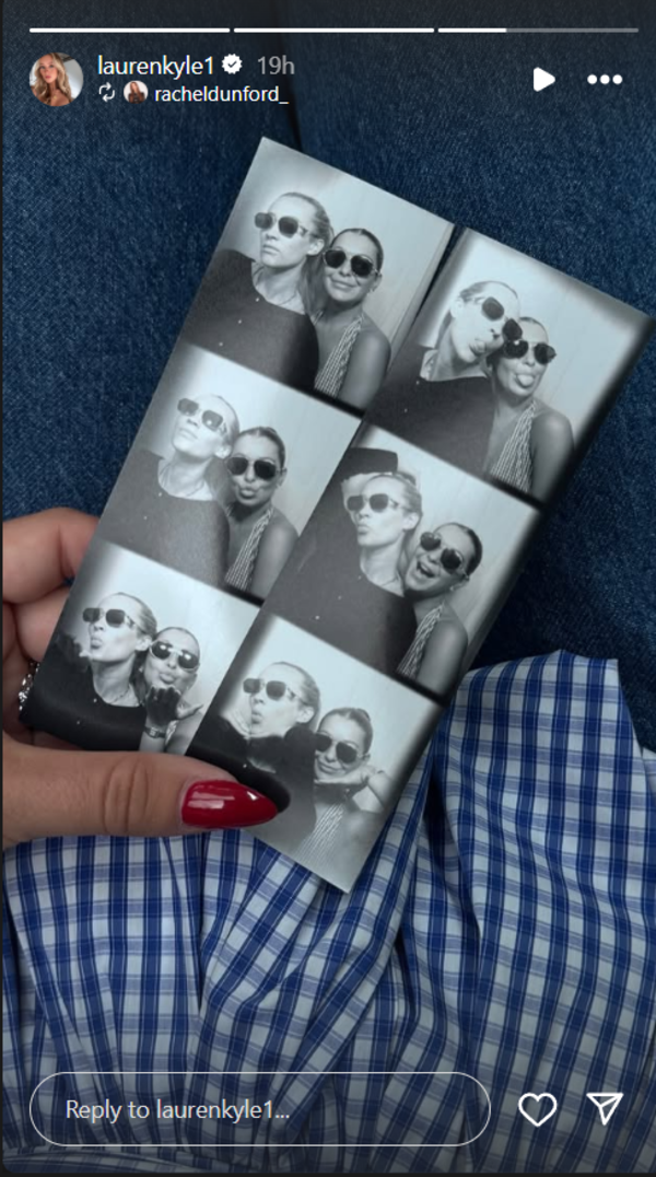 Lauren Kyle recently enjoyed a day out with her friend.(Image via Lauren Kyle/Instagram)