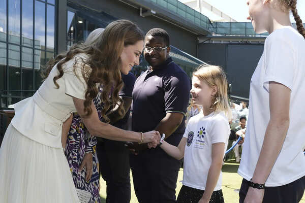 Photos show Kate, the Princess of Wales, and celebrities at Wimbledon