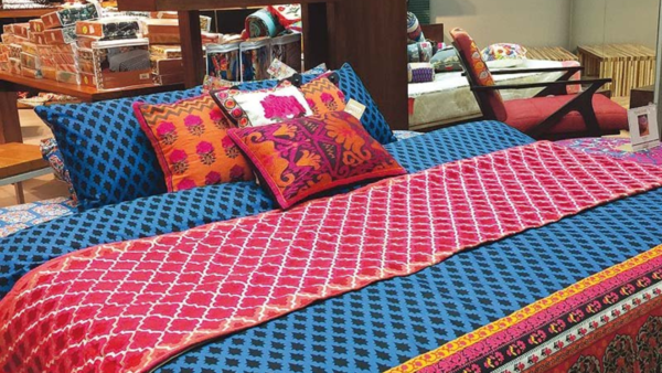 Khadi is an eco-friendly, breathable option for home textiles